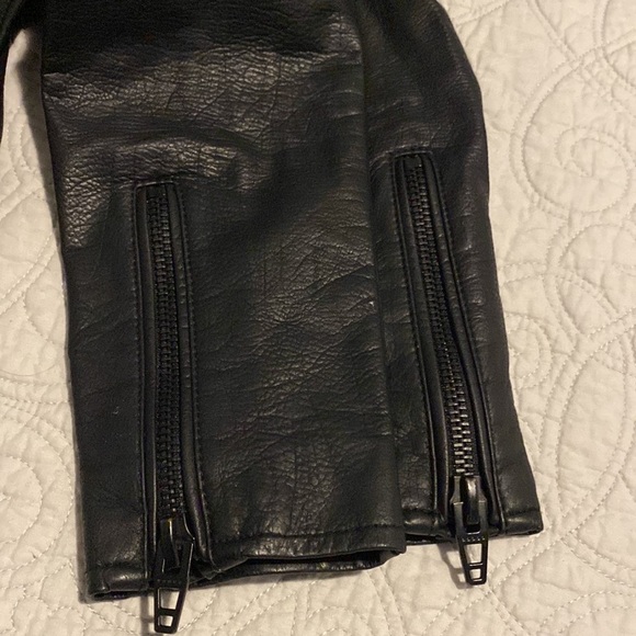 Blank NYC Black Vegan Leather Moto Jacket - Picture 10 of 12